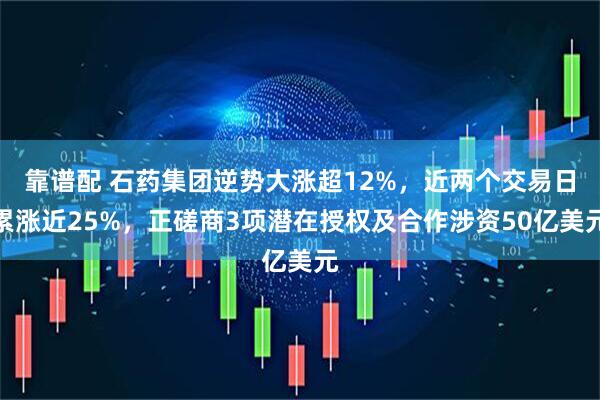 靠谱配 石药集团逆势大涨超12%，近两个交易日累涨近25%，正磋商3项潜在授权及合作涉资50亿美元